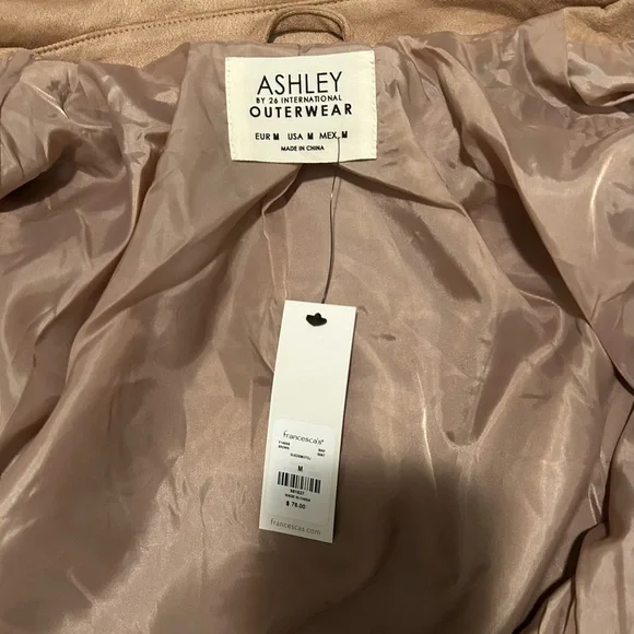 NWT Moto Jacket Asymmetrical Zip Size Medium - Picture 7 of 9